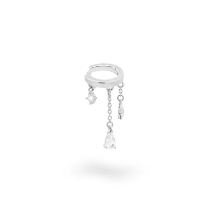 Piercing a cerchio con Goccia e Stella - CLEO Rue des Mille | PRZ-026 M1 RH