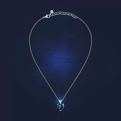 Collana Cuore Blu DIAMOND HEART